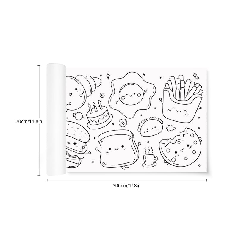 Kerstuitverkoop: Creatieve Tekenrol voor Kinderen - Ontwikkel en Ontspan met Kunst! 🎨✨