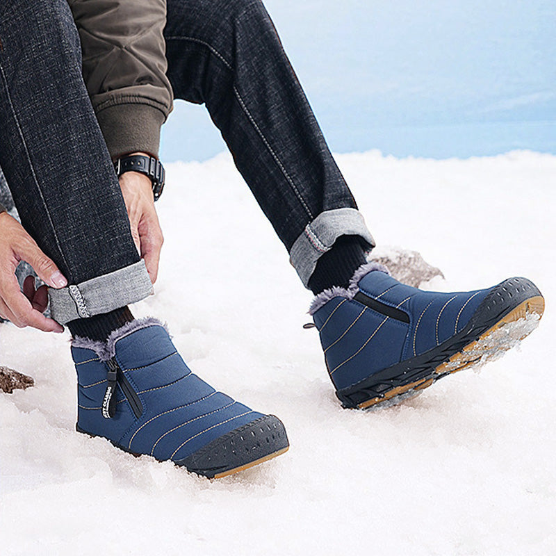 🔥Gratis verzending✈️Winter Warme Met Bont Gevoerde Waterdichte Buitensneeuw Laarzen-- Uniseks winterlaarzen
