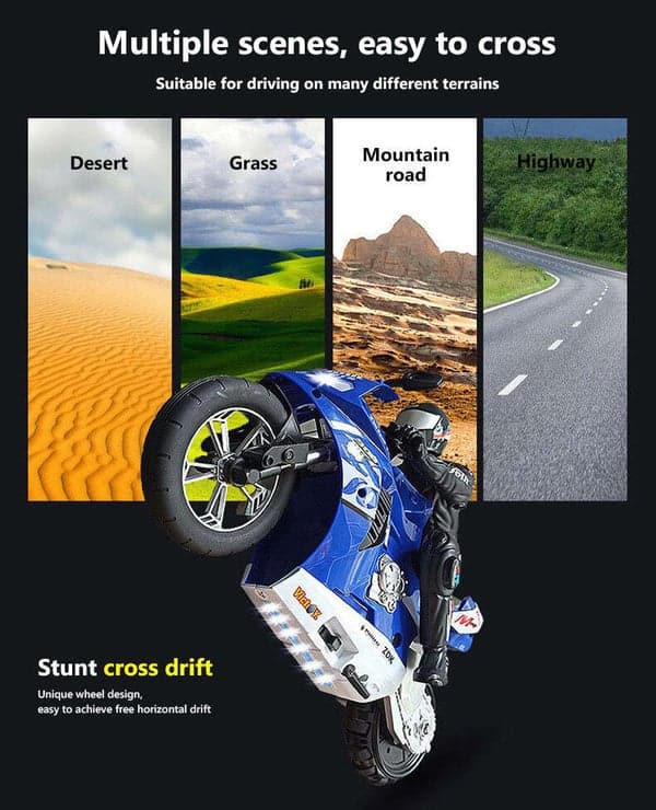 🏍️Zelfbalancerende Stunt Rc Motorfiets