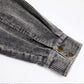 Dames Casual Corduroy Jas met Capuchon en Kleurvlakken