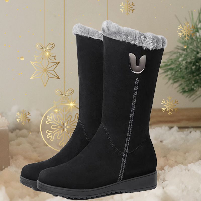 【🔥De laagste prijs van vandaag】 Casual pluche thermische sneeuwlaarzen voor dames.