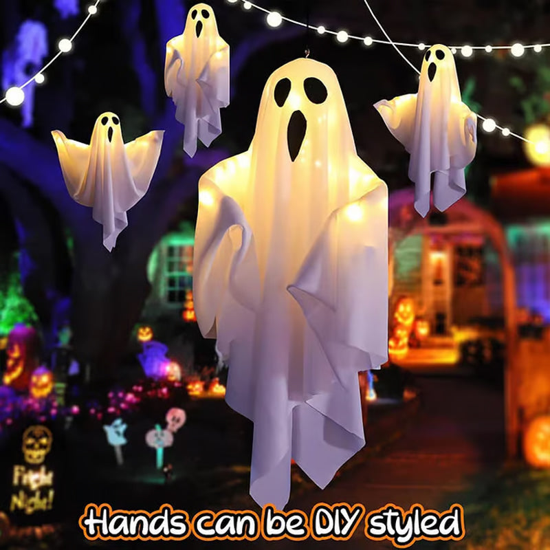 Gloeiende spookkroonluchter voor Halloweenfeestdecoratie