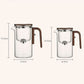 Water afscheidings glazen theepot met houten handvat