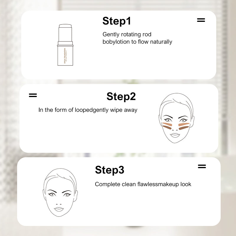 💥Koop één gratis langhoudende Moisture Coverage Foundation Stick