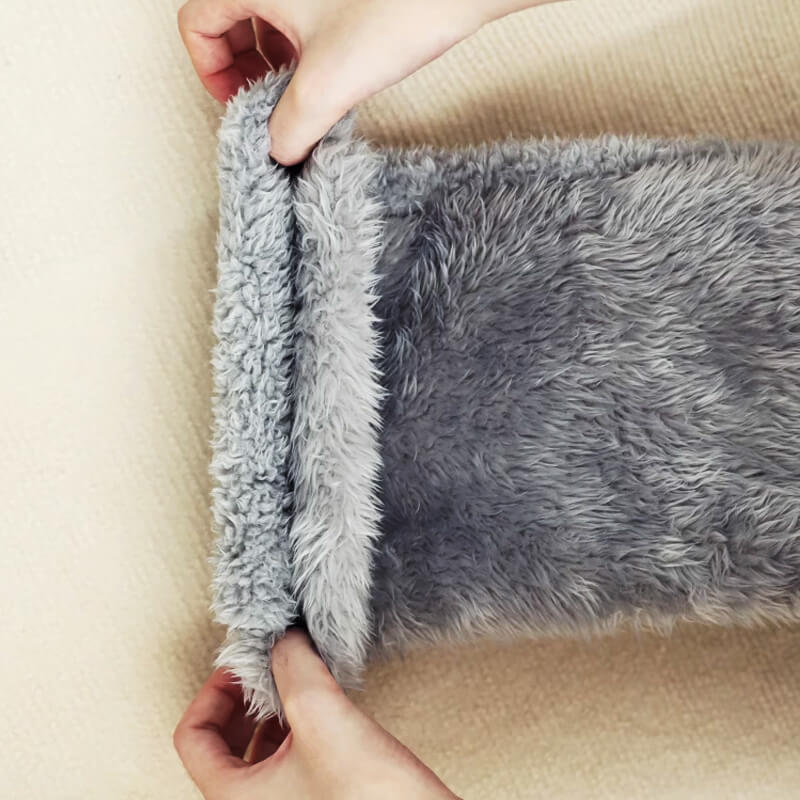 Kniehoge Donzen Bont Sokken🎁Nieuw product 59% korting 💖