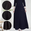 Dames Elastische Hoge Taille Dikke Lange Rok