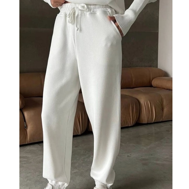 💥Sportieve 2-delige set voor dames🍂 – top met halve rits en bijpassende joggingbroek