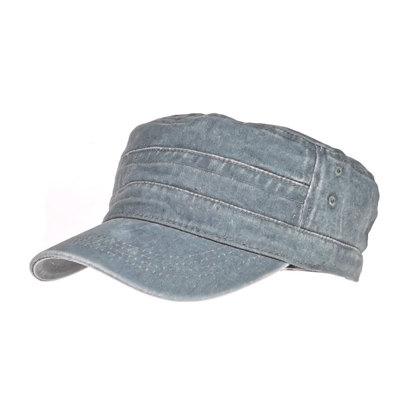 📢📢40% OFF⏰ Flat-Top Duckbill Cap – Fashionable, Breathable, Distressed