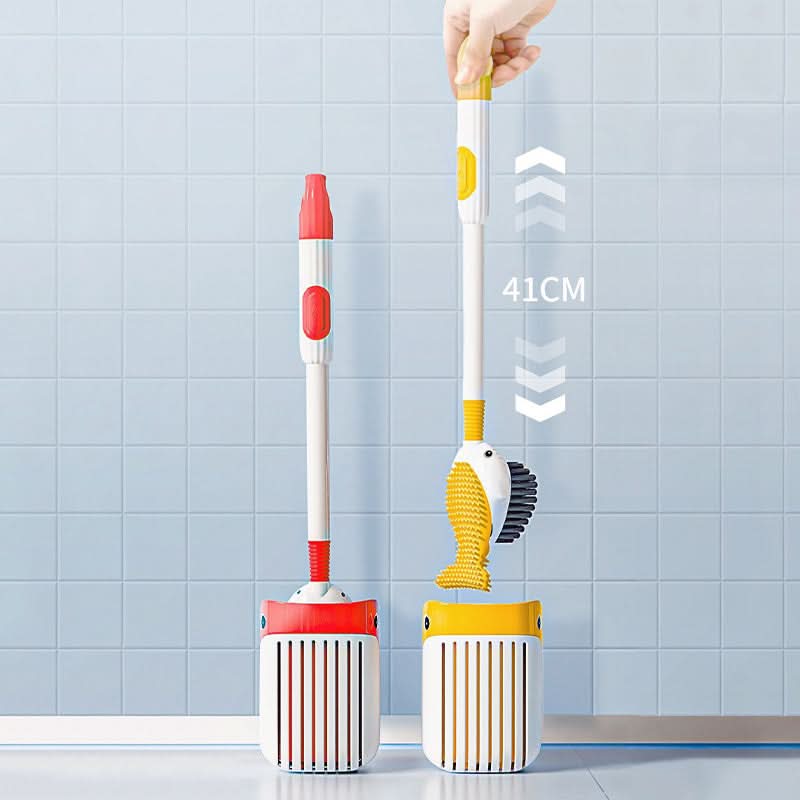 🍃Toiletreinigingsborstelset met zuignap voor wandmontage