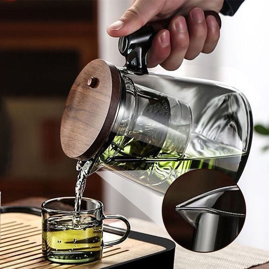 Bladeren- en Water Scheiding Pers Theepot 750 ml