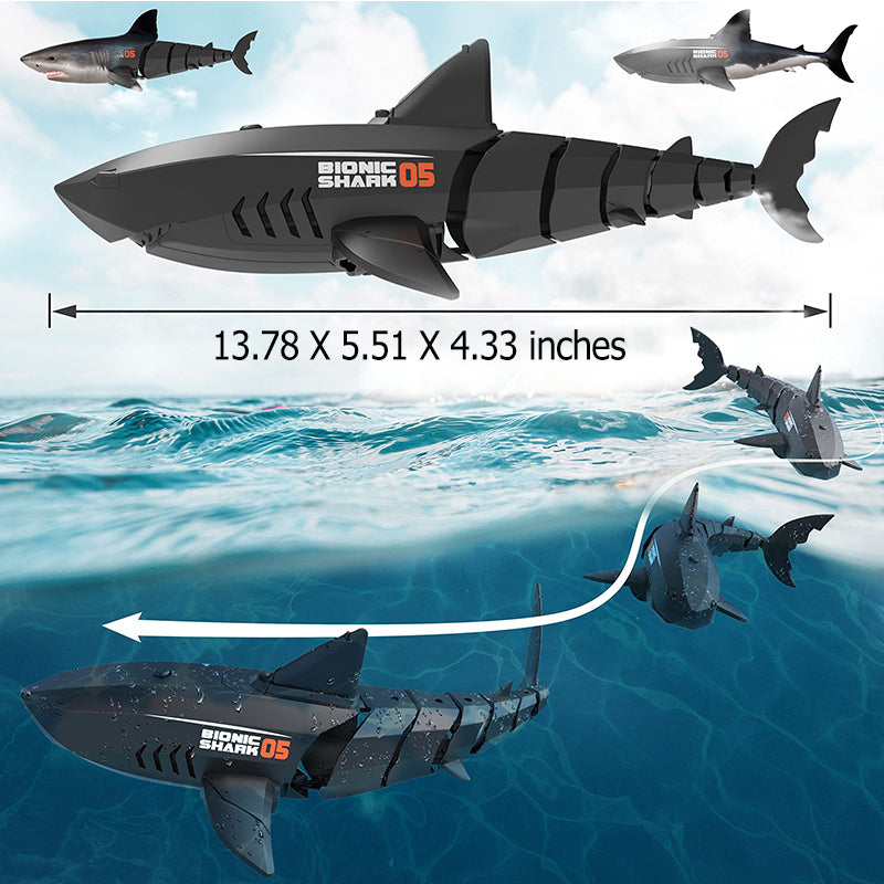 🎉Uitverkoop 2026🛒Draadloze Onderwater Haai Drone met Camera - 2.4G Besturing