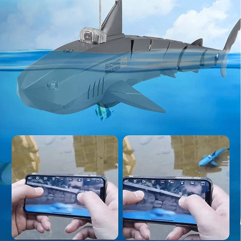 🎉Uitverkoop 2026🛒Draadloze Onderwater Haai Drone met Camera - 2.4G Besturing