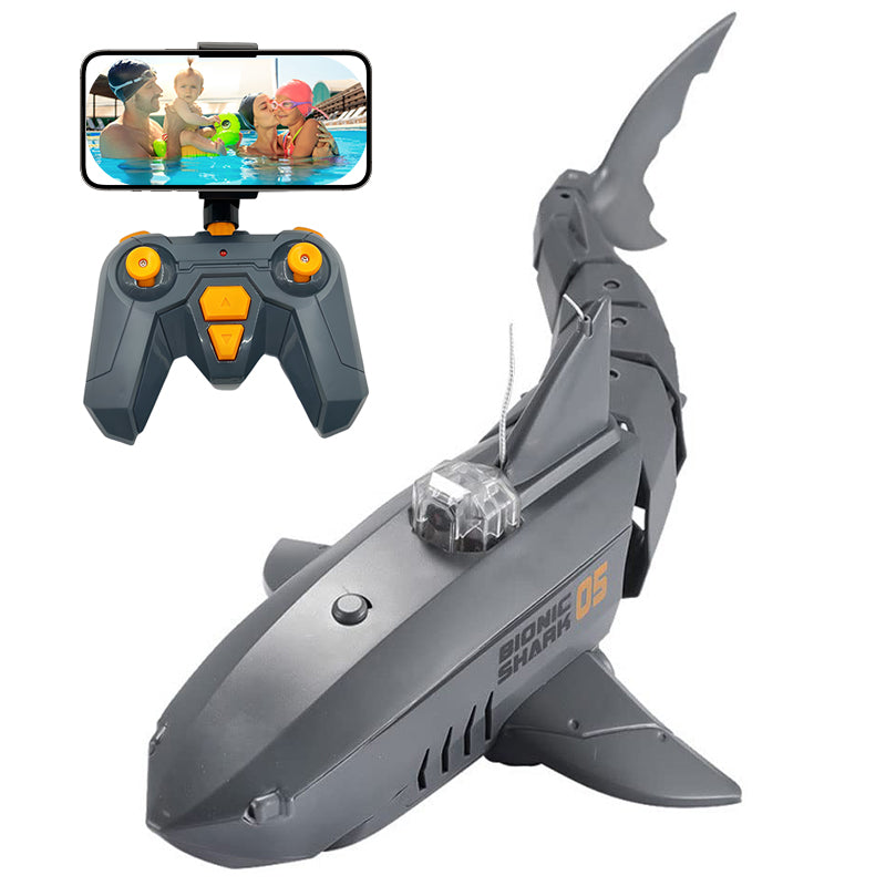 🎉Uitverkoop 2026🛒Draadloze Onderwater Haai Drone met Camera - 2.4G Besturing