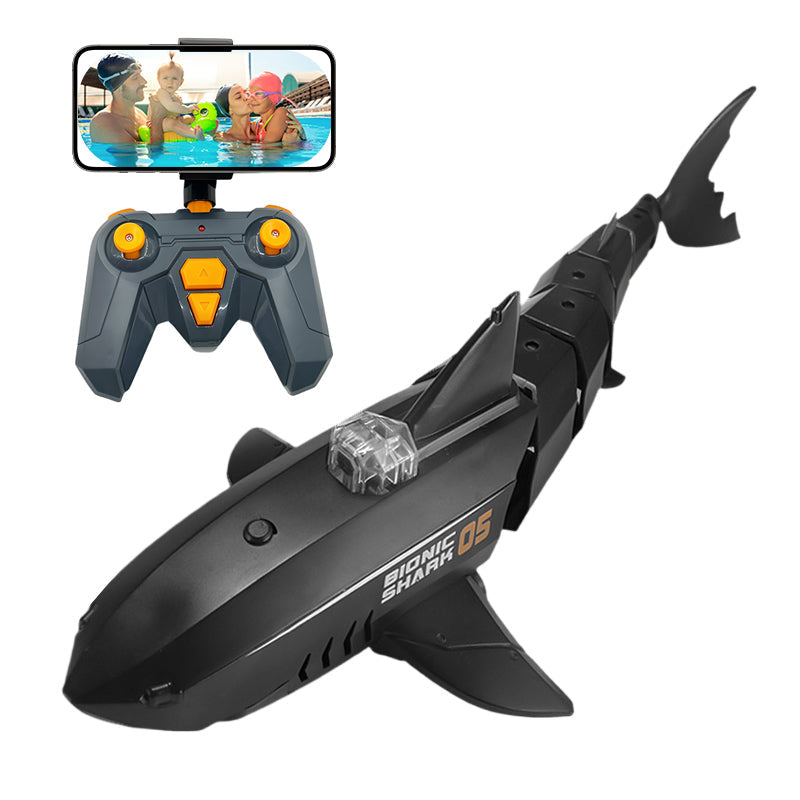 🎉Uitverkoop 2026🛒Draadloze Onderwater Haai Drone met Camera - 2.4G Besturing