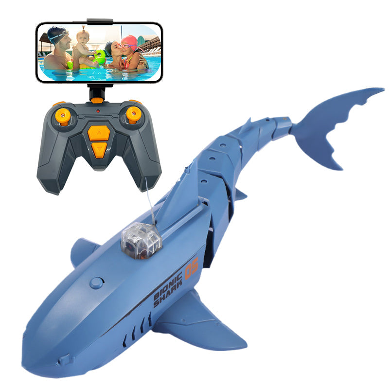 🎉Uitverkoop 2026🛒Draadloze Onderwater Haai Drone met Camera - 2.4G Besturing