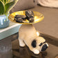 [Creatieve Geschenken] Hars Hond Standbeeld Lade Opberg Sleutelhouder Decoratie