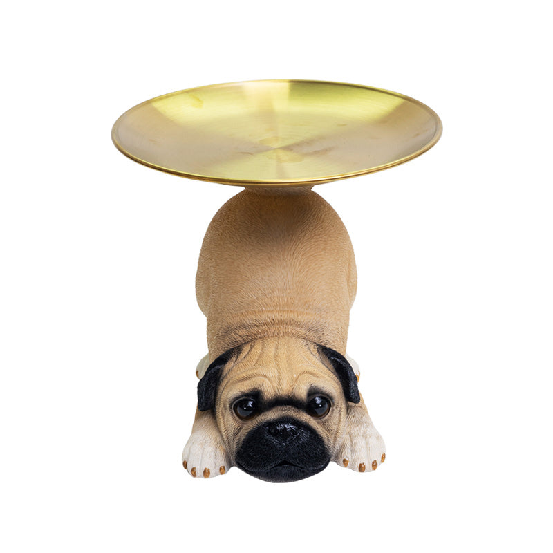 [Creatieve Geschenken] Hars Hond Standbeeld Lade Opberg Sleutelhouder Decoratie