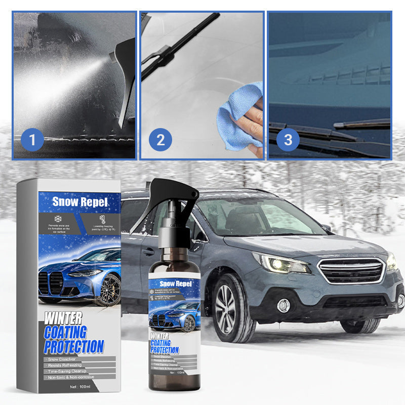 🔥HETE VERKOOP🔥Auto -voorruitenblauwe sneeuwsmeltende coatingspray
