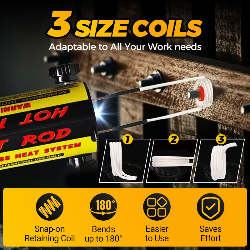 🔥Magnetische inductieverwarmingsset - 1100 W inductieverwarmingsgereedschap voor het verwijderen van bouten🔥