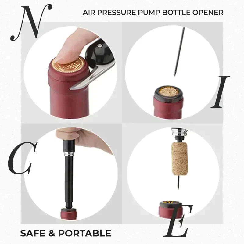 ⏱️Tijdelijke aanbieding: 50% korting🔥Flessenopener met luchtpomp
