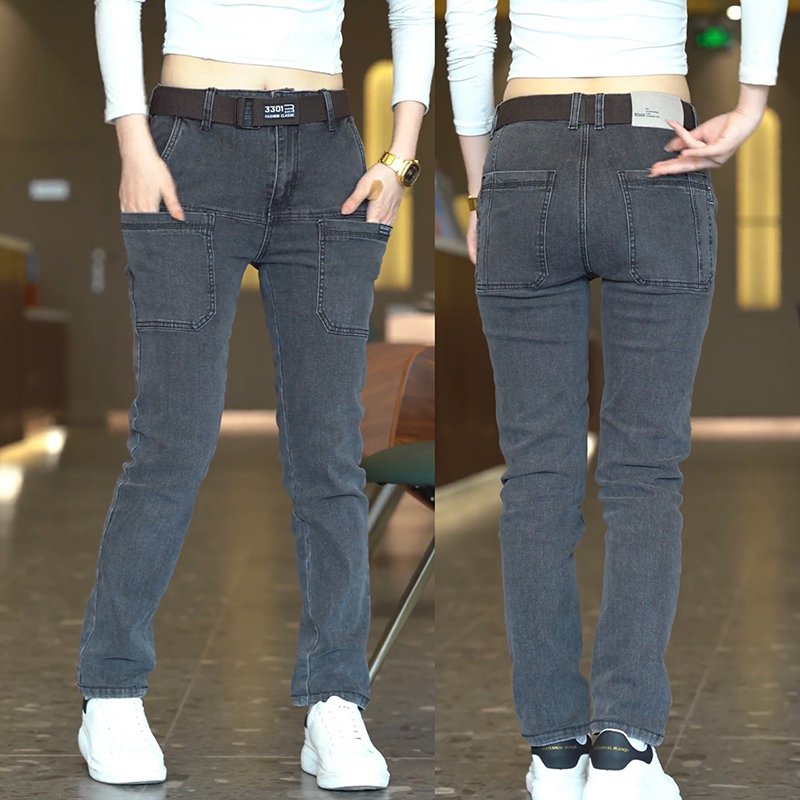 Stretchy Straight-leg Men's Jeans