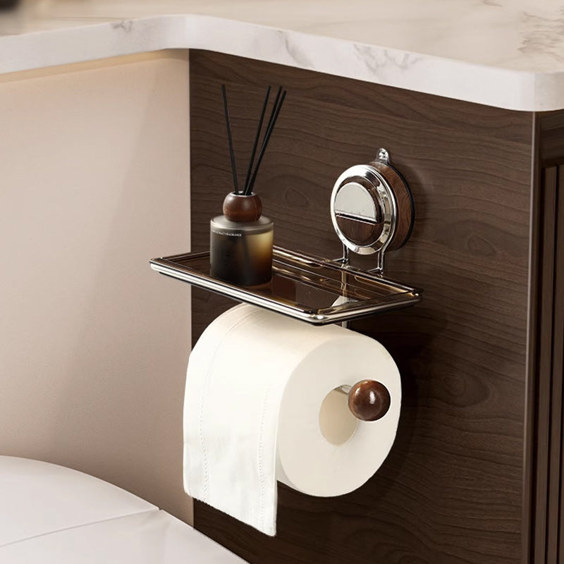 Toiletpapierhouder Zonder Boren met Plank