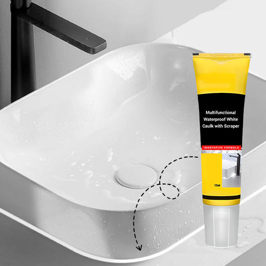 🛠️ ✨Multifunctionele waterdichte witte kit met schraper