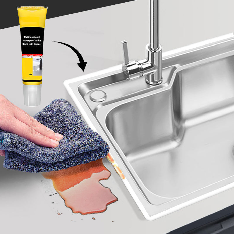 🛠️ ✨Multifunctionele waterdichte witte kit met schraper