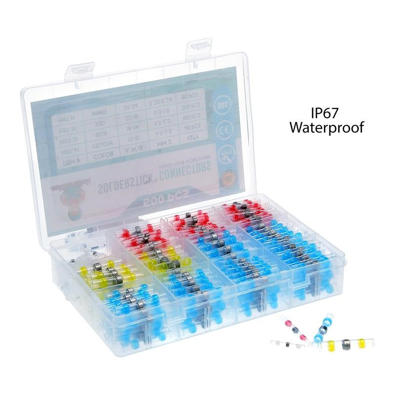📢📢50% KORTING !! ⏰Soldeerstift waterdicht soldeerdraad connector set – IP67 getest, geen gereedschap nodig & klaar in seconden