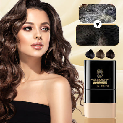 🎉Koop er 1 en krijg er 1 gratis🎉Instant Haarkleur Stick met Ingebouwde Kam
