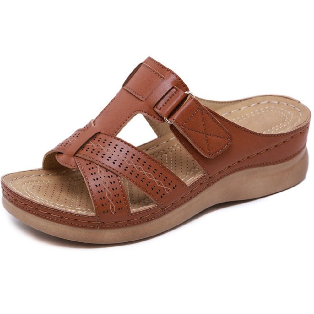 🎁Easter Hot Sale 50% korting💥 Premium lederen sandalen voor vrouwen
