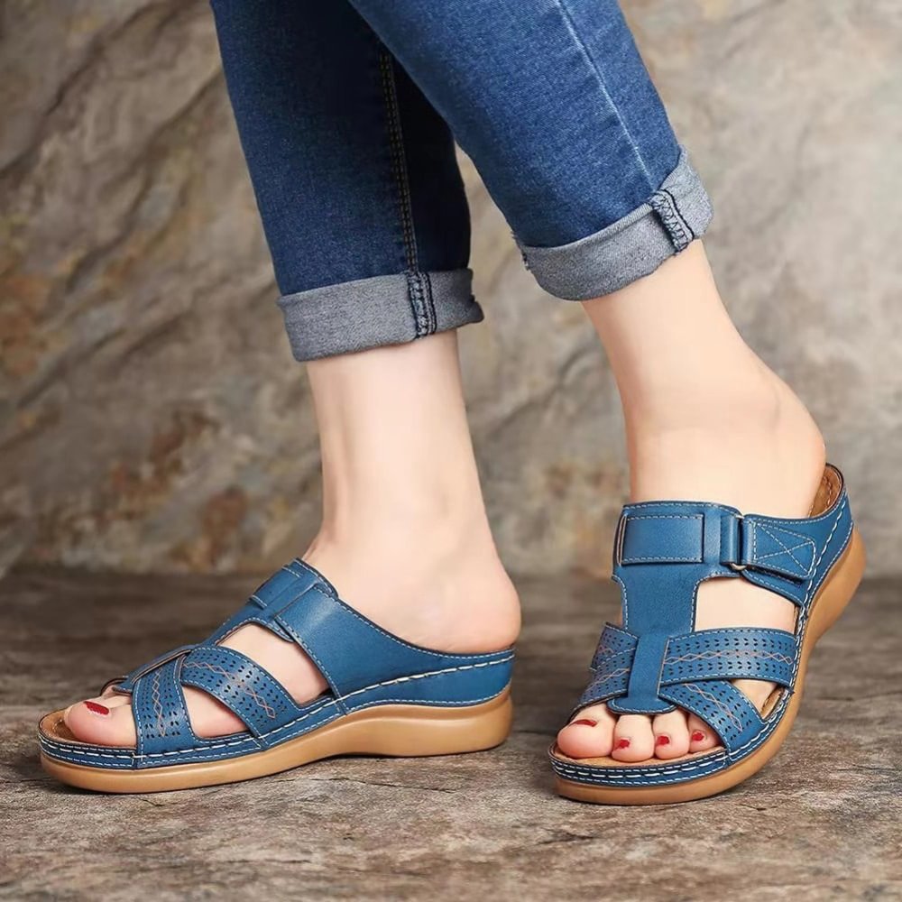 🎁Easter Hot Sale 50% korting💥 Premium lederen sandalen voor vrouwen
