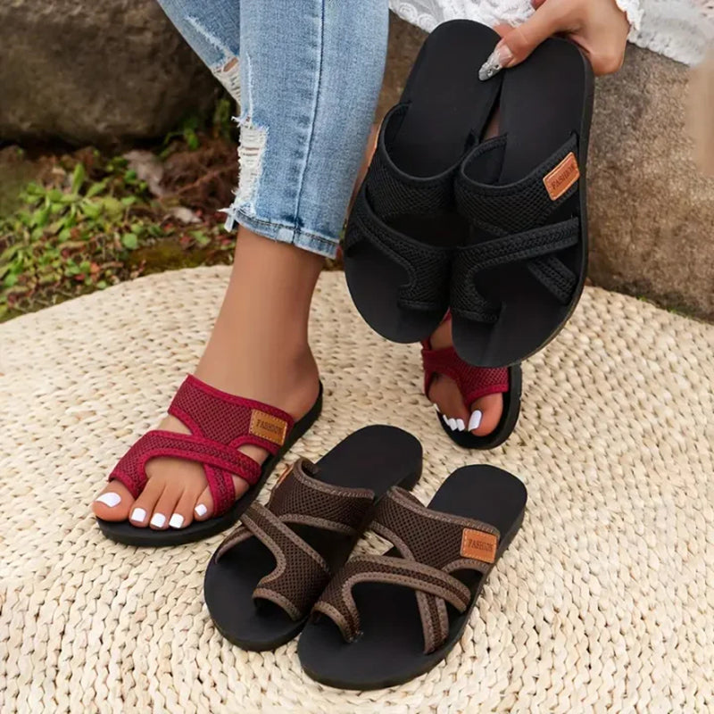 Dames Comfortabele Mesh Instapsandalen