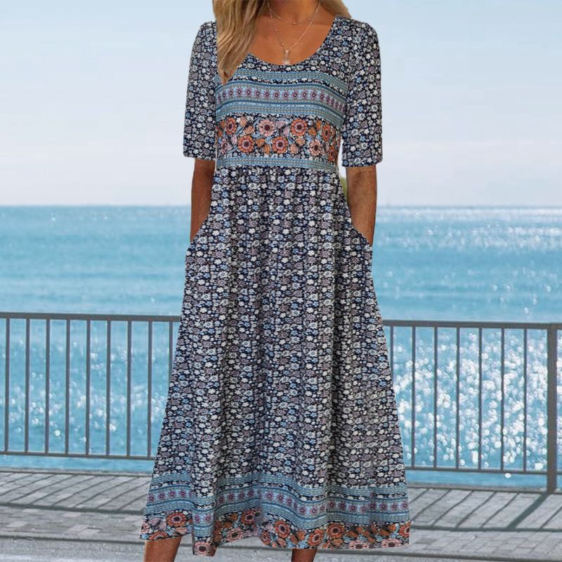 🔥49% UIT🌸✨ Elegante bohemien jurk voor vrouwen