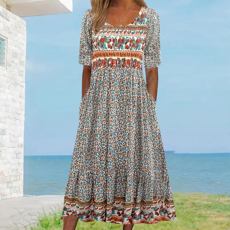 🔥49% UIT🌸✨ Elegante bohemien jurk voor vrouwen