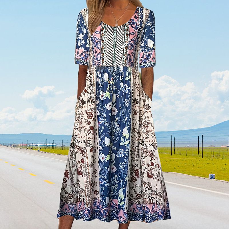 🔥49% UIT🌸✨ Elegante bohemien jurk voor vrouwen