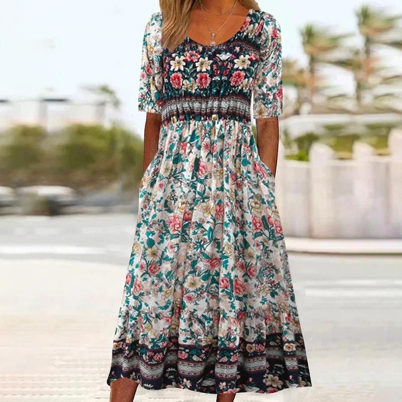 🔥49% UIT🌸✨ Elegante bohemien jurk voor vrouwen