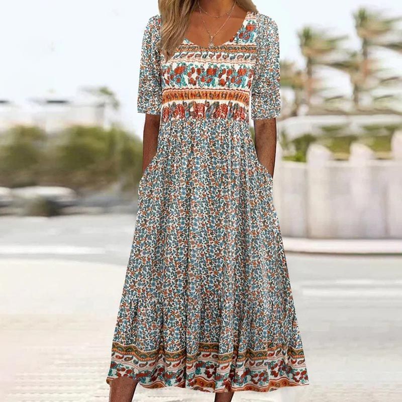 🔥49% UIT🌸✨ Elegante bohemien jurk voor vrouwen
