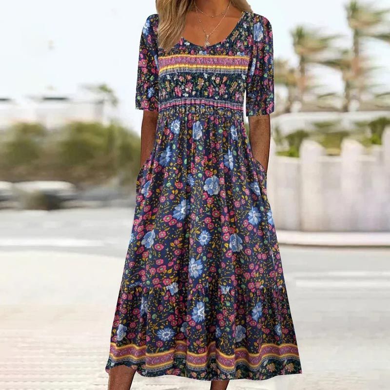 🔥49% UIT🌸✨ Elegante bohemien jurk voor vrouwen