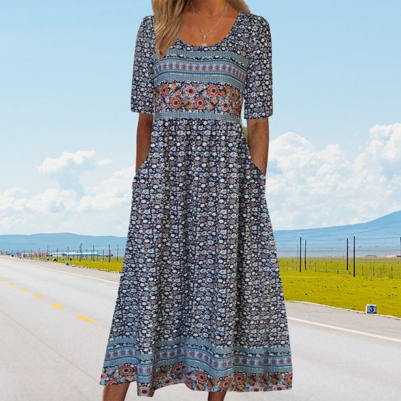 🔥49% UIT🌸✨ Elegante bohemien jurk voor vrouwen