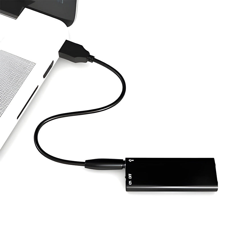 🔥Speciale aanbieding! Mini-dictafoon🎙️ HD-opnames, lange batterijduur, compact en onopvallend✨