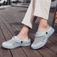 Mode Mesh Ademende Half Slip-On Sandalen