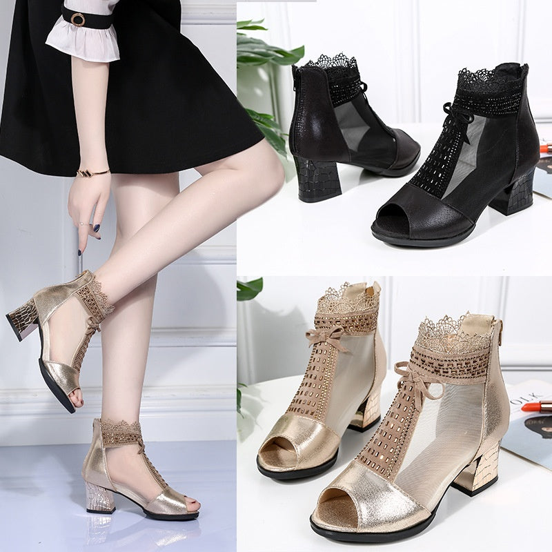 Casual Sandalen met Open Teen voor Dames