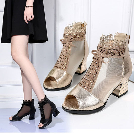 Casual Sandalen met Open Teen voor Dames