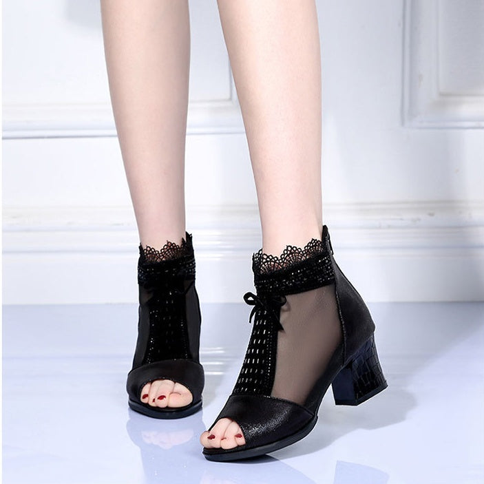 Casual Sandalen met Open Teen voor Dames