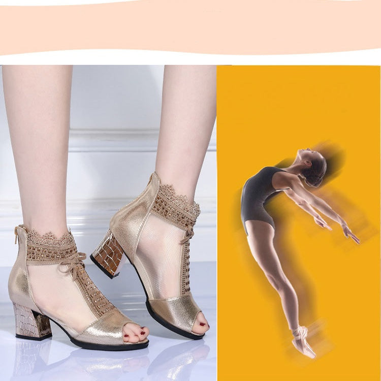 Casual Sandalen met Open Teen voor Dames