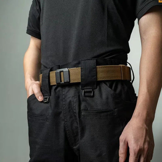 💥Automatische Gesp Stretch Nylon Riem voor Heren