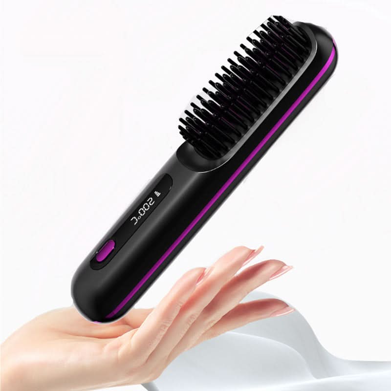🔥 NU 50% KORTING! Draadloze Keramische Verwarmingskam – Zijdezacht Haar in Minuten! 💁‍♀️