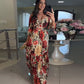 🌸Speciale prijs🌸Women's V-neck print dress