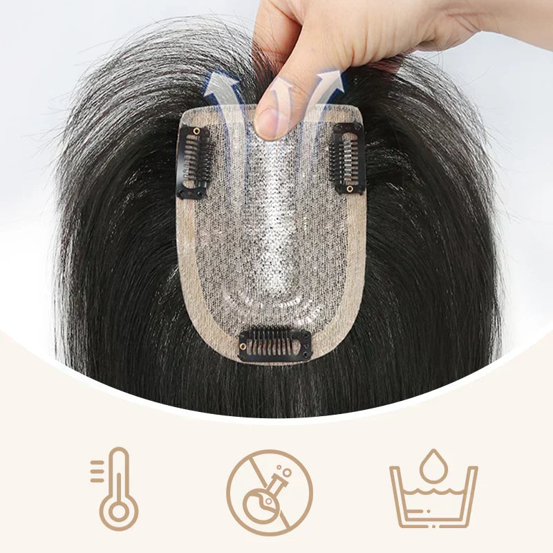🔥Populair product🔥 Natuurlijke clip-in pony (haarverlenging)  💁‍♀️ Eenvoudig & Prachtig | Nu 58% KORTING ⏳
